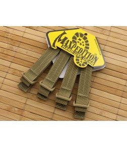 Maxpedition 3" TacTie Khaki (Pack of 4) - MX-9903K 1