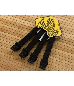 Maxpedition 5" TacTie Black (Pack of 4) - MX-9905B 1