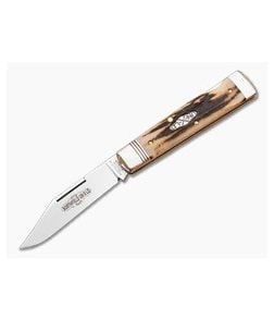 Northfield #99 Wall Street Burnt Stag Clip Point - GEC-991114LB-BS 1