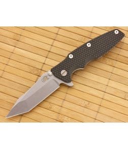 Hinderer Knives Eklipse Tanto Flipper Black & Green G10 #1 - HK-EK-BG1-35F 1