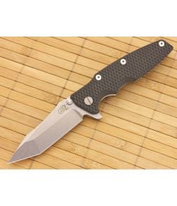 Hinderer Knives Eklipse Tanto Flipper Black & Green G10 #2 - HK-EK-BG2-35F 1