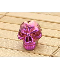 Schmuckatelli Emerson Skull Bead Titanium Purple - ST-ETIP 1