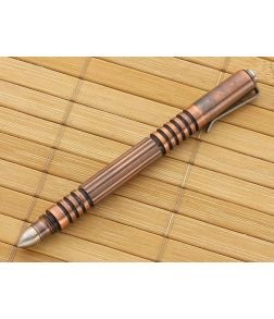 Hinderer Knives Investigator Pen Copper - New Patina - HK-0010 1