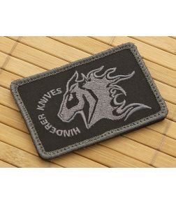 Hinderer Knives Velcro Morale Patch Black/Gray - HK-PATCH-GRY 1