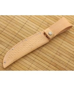 Leather Fixed Blade Knife Sheath 6" Tan - AC-SH211 1