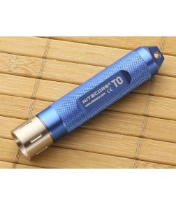 NiteCore T0 12 Lumen LED Flashlight Blue - NC-T0-BLUE 1