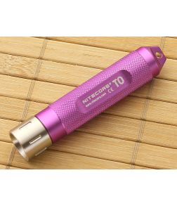 NiteCore T0 12 Lumen LED Flashlight Purple - NC-T0-PURPLE 1