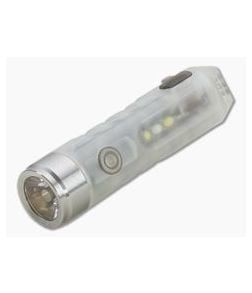 Rovyvon Aurora A7x Cool White + UV 650 Lumen Blue GITD LED Keychain Flashlight - RV-A7X-CW-UV 1