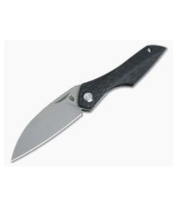 Isham Bladeworks Abstruse Front Flipper Carbon Fiber Liner Lock - IB-ABSTRUSE-CF 1