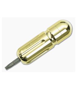 Audacious Concept Knife Tool XS Brass Hand Polished - AC-KTXS-BRASS 1