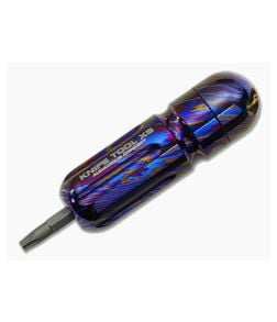 Audacious Concept Knife Tool XS TiMascus Hand Polished - AC-KTXS-TIMASCUS 1
