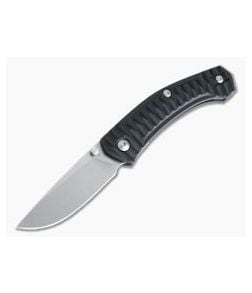 GiantMouse ACE Iona Black FRN Stonewashed M390 Liner Lock Folder - GM-IONA-BLKT 1