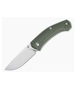 GiantMouse ACE Iona Olive Drab FRN Satin M390 Liner Lock Folder - GM-IONA-ODS 1