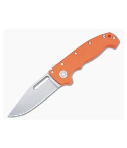 Demko MG AD20 Full Flat Grind 3V Clip Point Orange G10 Shark Lock Folder DK-AD20-ORANGE - DK-AD20-ORANGE 1