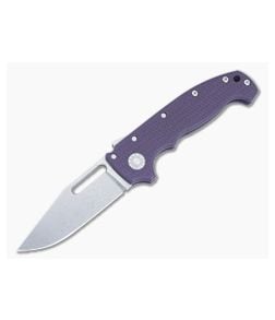 Demko MG AD20 Full Flat Grind 3V Clip Point Purple G10 Shark Lock Folder DK-AD20-PURPLE - DK-AD20-PURPLE 1