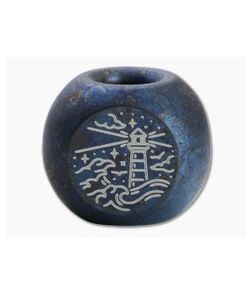 Audacious Concept Adventure Bead Thunder Sky Titanium Lanyard Bead ADV-TIT-SKY - AC-ADV-TIT-SKY 1