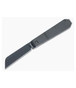 Jack Wolf Knives After Hours Jack Black DLC Titanium Frame Lock Front Flipper AFTER-01-TI-DLC - JWK-AFTER-01-TI-DLC 1