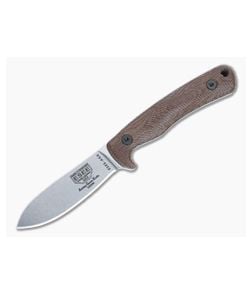 ESEE AGK Ashley Game Knife S35VN Brown Micarta - ESEE-AGK35V 1