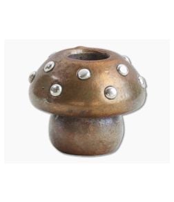 Audacious Concept Amanita Mushroom Bead Medium Copper/Silver Lanyard Bead AMN-CPR-SLV - AC-AMN-CPR-SLV 1