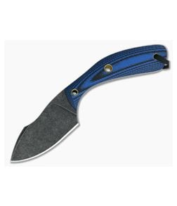 Smith & Sons Apex Darkened D2 Blue & Black G10 Multi Purpose Fixed Blade - SS-APEX-G10-BLUBLK 1