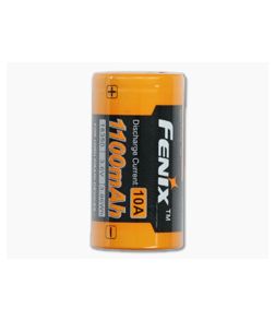 Fenix ARB-L18-1100P Rechargeable 18350 1100mAh 3.6V High-Drain 10A Protected Lithium Ion (Li-ion) Flat Top Battery - FF-ARB-L18-1100P 1