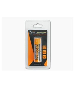 Fenix ARB-L18-2600 Rechargeable 18650 2600mAh 3.6V Protected Lithium Ion (Li-ion) Button Top Battery - FF-ARB-L18-2600 1