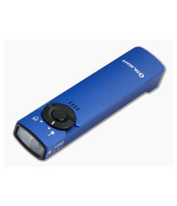 Olight Arkfeld Blue 1000 Lumen Cool White Rechargeable Flat Flashlight with Green Laser - OL-ARKFELD-BLUE-CW 1