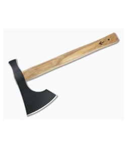 American Tomahawk Model 2 Black 1060 Hickory Wood Tomahawk ATM2-HW - AT-ATM2-HW 1