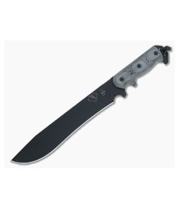 TOPS Knives Armageddon Black Linen Micarta - TP-ATRD01 1