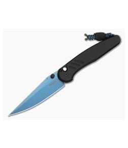 Protech Avalon Black Handle Sapphire Blue PVD Blade - PT-BSA26.AVALON.1 1