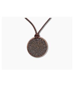 Shire Post Mint Helm of Awe Coin Necklace Aegishjalmur Viking Coin Copper - SPM-AWE-CO-P 1