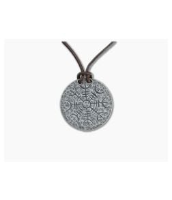 Shire Post Mint Helm of Awe Coin Necklace Aegishjalmur Viking Coin Fine Silver - SPM-AWE-SV-P 1