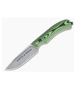 Smith & Sons Axiom Toxic Black G10 Red Liners AEB-L EDC Fixed Blade - SS-AXIOM-02 1