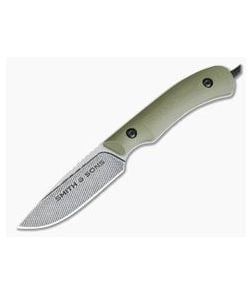 Smith & Sons Axiom OD Green G10 Tan Liners AEB-L EDC Fixed Blade - SS-AXIOM-05 1