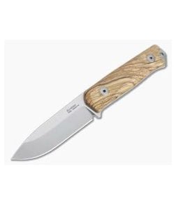 LionSteel B41 Bushcraft Olive Wood Sleipner Steel Fixed Blade - LS-B41-UL 1