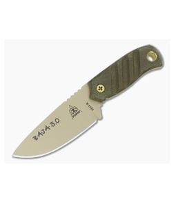 TOPS BAJA 3.0 Coyote Tan Fixed Blade Knife - TP-BAJA03 1