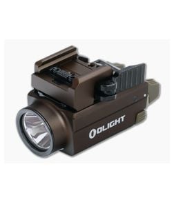 Olight Baldr S Rechargeable Tactical Light Desert Tan Aluminum 800 Lumens Max with Green Laser - OL-BALDR-S-DT 1