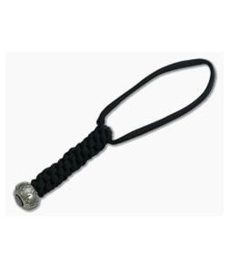 Spyderco Pewter Bead Round Lanyard - SP-BEAD2LY 1
