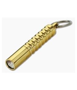 Prometheus Lights Beta QRv2 Solid Brass AAA LED Flashlight BETA-BRS - PL-BETA-BRS 1