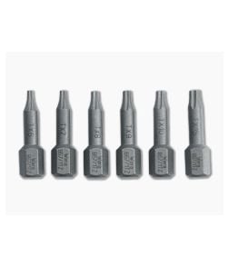 Audacious Concept Set of 6 Wera Torx Bits - AC-BITS 1