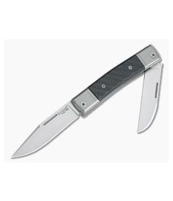 LionSteel BestMan 2-Blade Slip Joint M390 Carbon Fiber BM13-CF - LS-BM13-CF 1