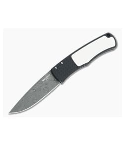Protech BR-1 Magic Whiskers Automatic Damascus LTD Tuxedo Bolster Release Folder BR-1.51 01 - PT-BR-1.51-DAM-LTD-01 1