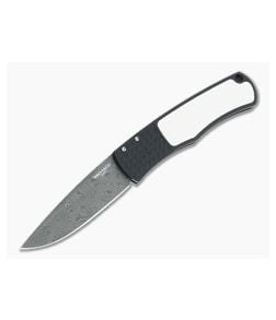 Protech BR-1 Magic Whiskers Automatic Damascus LTD Tuxedo Bolster Release Folder BR-1.51 02 - PT-BR-1.51-DAM-LTD-02 1