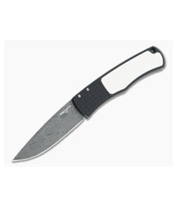 Protech BR-1 Magic Whiskers Automatic Damascus LTD Tuxedo Bolster Release Folder BR-1.51 - PT-BR-1.51-DAM-LTD 1