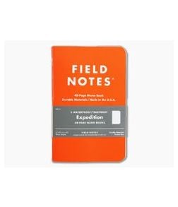 Field Notes Expedition 48-Page Dot-Graph Waterproof Notebook 3 Pack - FNC-17 1