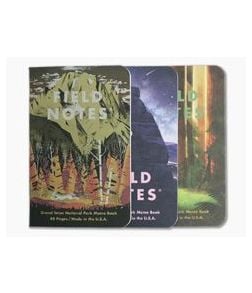 Field Notes National Parks | Grand Teton, Arches, Sequoia Limited Graph Paper Memo Notebook 3 Pack FNC-43D - FN-C-43D 1