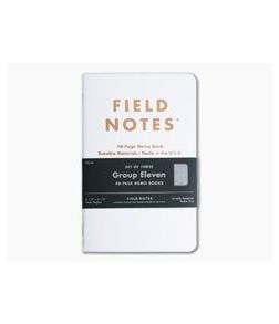 Field Notes Group Eleven Metallic Hot Foil Dot Graph Paper Memo Notebook 3 Pack FNC-45 - FN-C-45 1