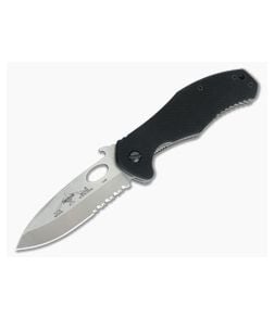 Emerson CQC-10 Stonewashed Serrated Blade - EM-C10-SFS 1