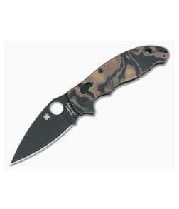 Spyderco Manix 2 Sprint DLC S90V Burled G10 C101MGPBRBBK2 - SP-C101MGPBRBBK2 1
