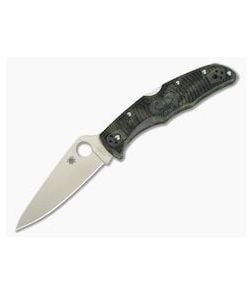 Spyderco Endura 4 Zome Green FRN Flat Ground C10ZFPGR - SP-C10ZFPGR 1